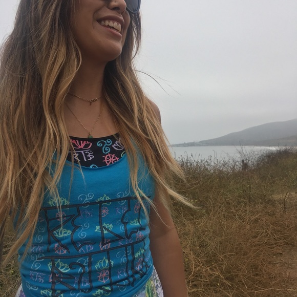 Rebel Buddha rb print logo TANK top - Picture 3 of 3